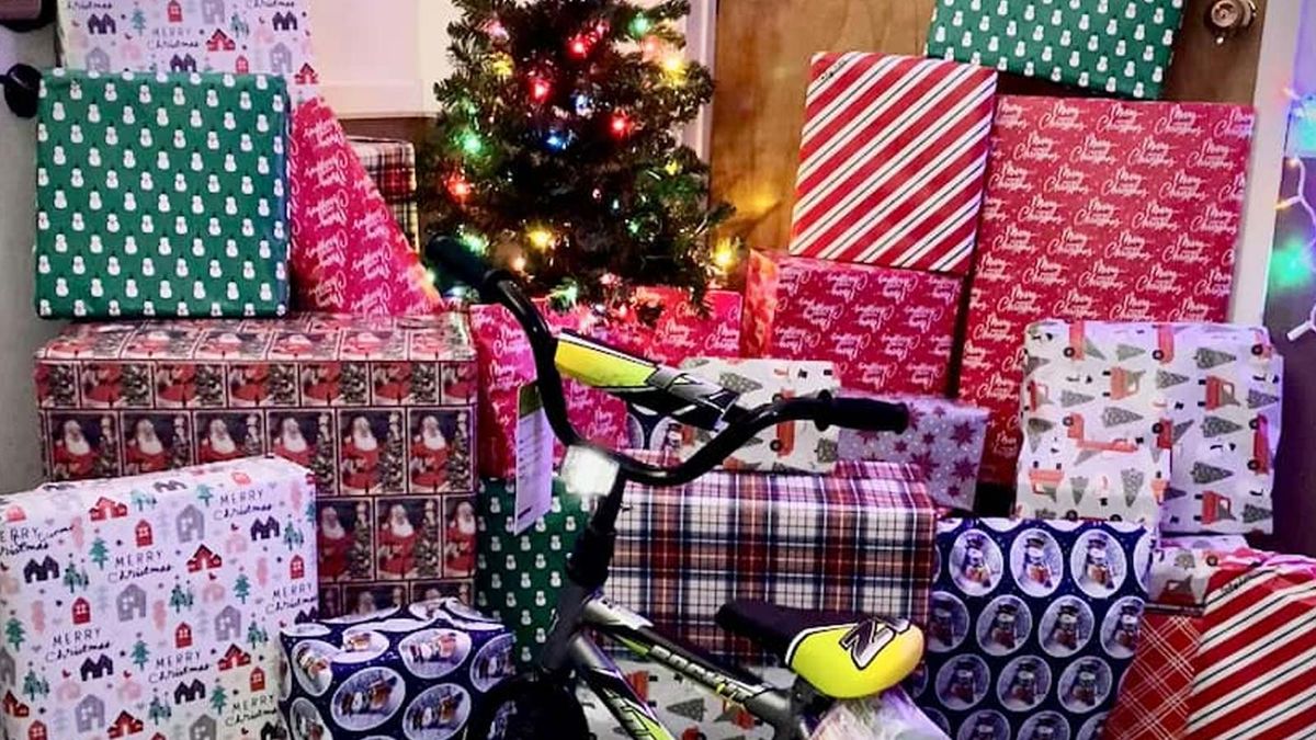 Toys collected by Nichols for a holiday toy drive